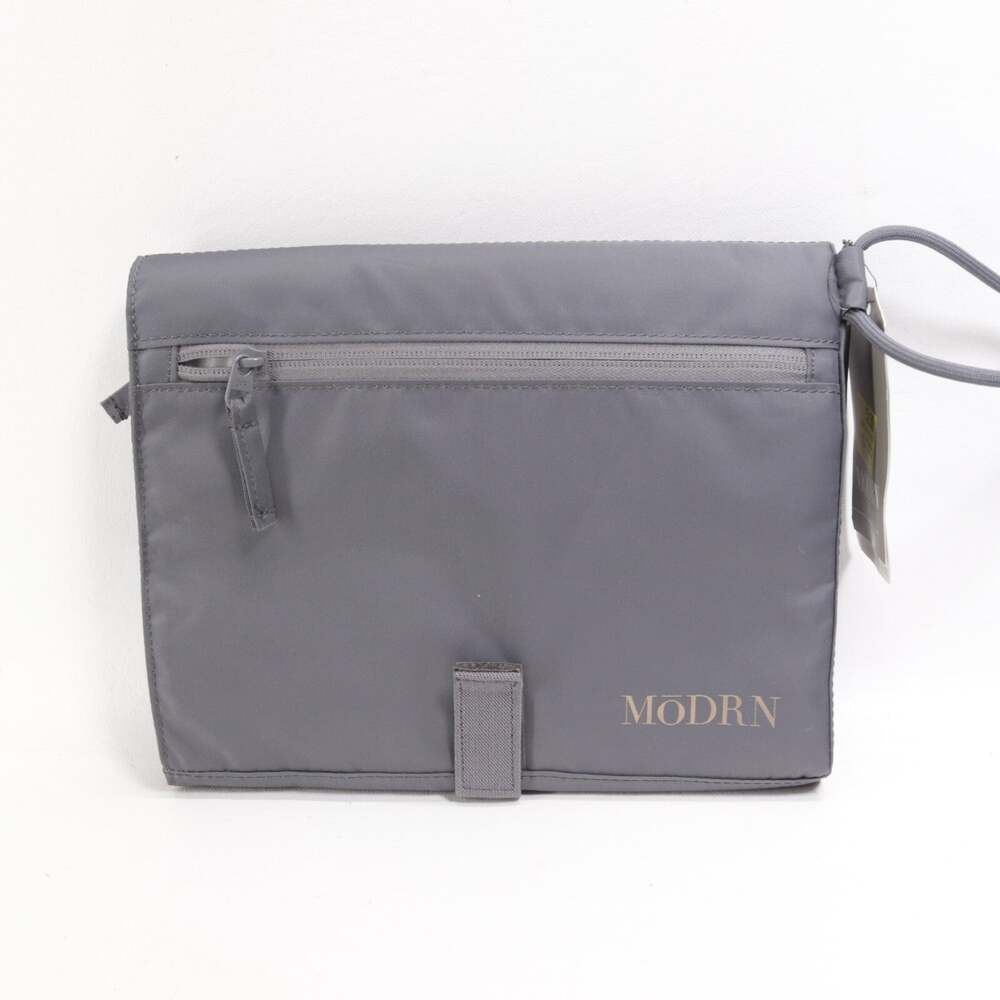 Modrn Lulu Waterproof Newborn Portable Foldable Diaper Changing Pad Gray Nylon
